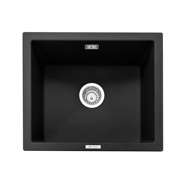 Leesti 600 Inset or Undermounted Geotech Granite Sink – Anthracite